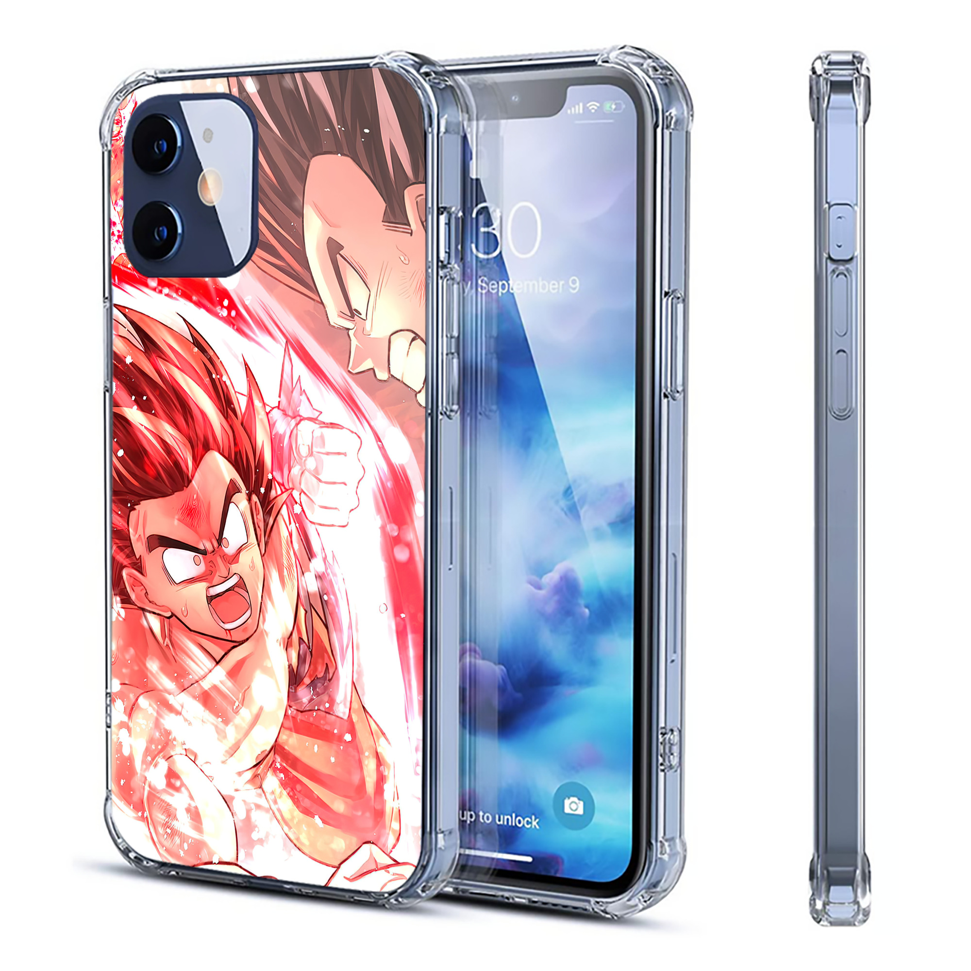（画像用） ドラゴンボール DRAGON BALL 【iPhone 12シリーズ対応】透明スマホケース（クリアソフトケース）